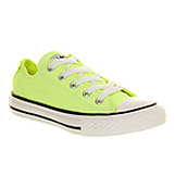 Converse All star ox low kids/yout Neon yellow