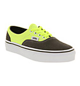 Vans Era kids Neon yellow charcoal