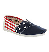 Toms Classic slip on Stars and bars exclusi...