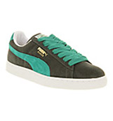 Puma Suede classic Dark shadow green lake