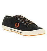 Fred perry Vintage tennis suede Navy rust brown light ...