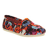 Toms Seasonal classic slip on Oahu floral