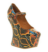 Jeffrey campbell Nightwalk Blue orange snake