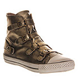 Ash Virgin high top Gold leather