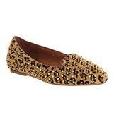 Jeffrey campbell Martini gold stud Leopard
