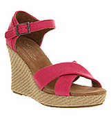 Toms Strappy wedge Pink hemp