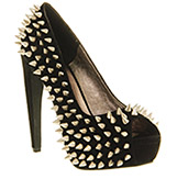 Jeffrey campbell During spike Black suede silver spi...