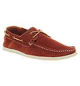 Ask the missus Sinbad boat shoe Bordo suede