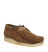 Clarks originals Wallabee shoe Cola brown suede