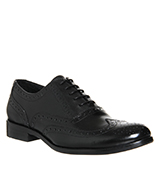 Office Frankie brogue Black leather