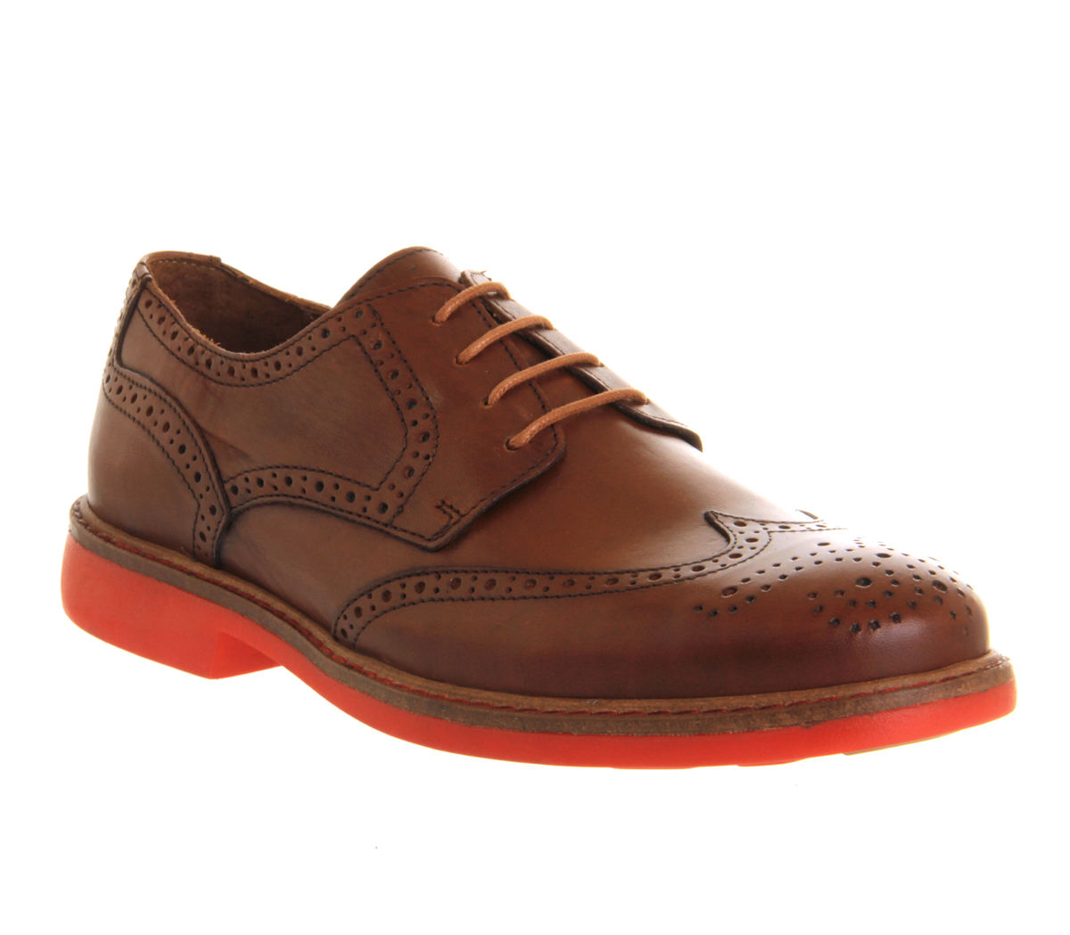 Ask the MissusGalaxy BrogueBrown Leather Red Sole