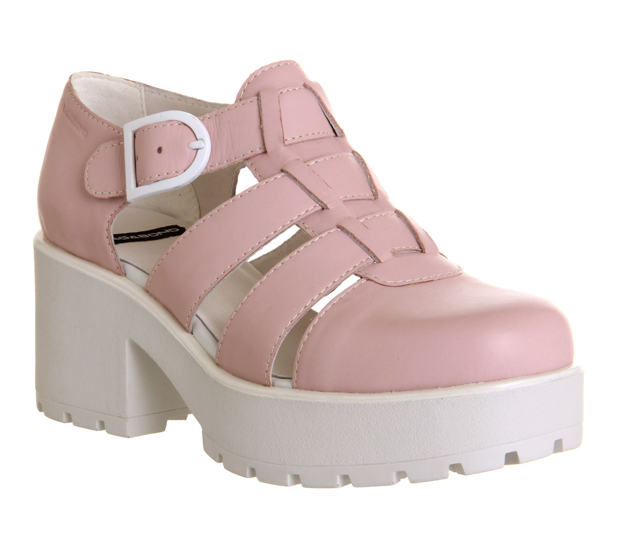 Vagabond ShoemakersDioon Closed Toe SandalMilkshake Pink Leather