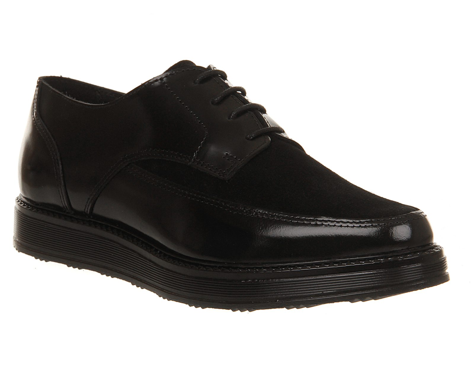 OFFICEValencia Lace Up CreeperBlack Leather