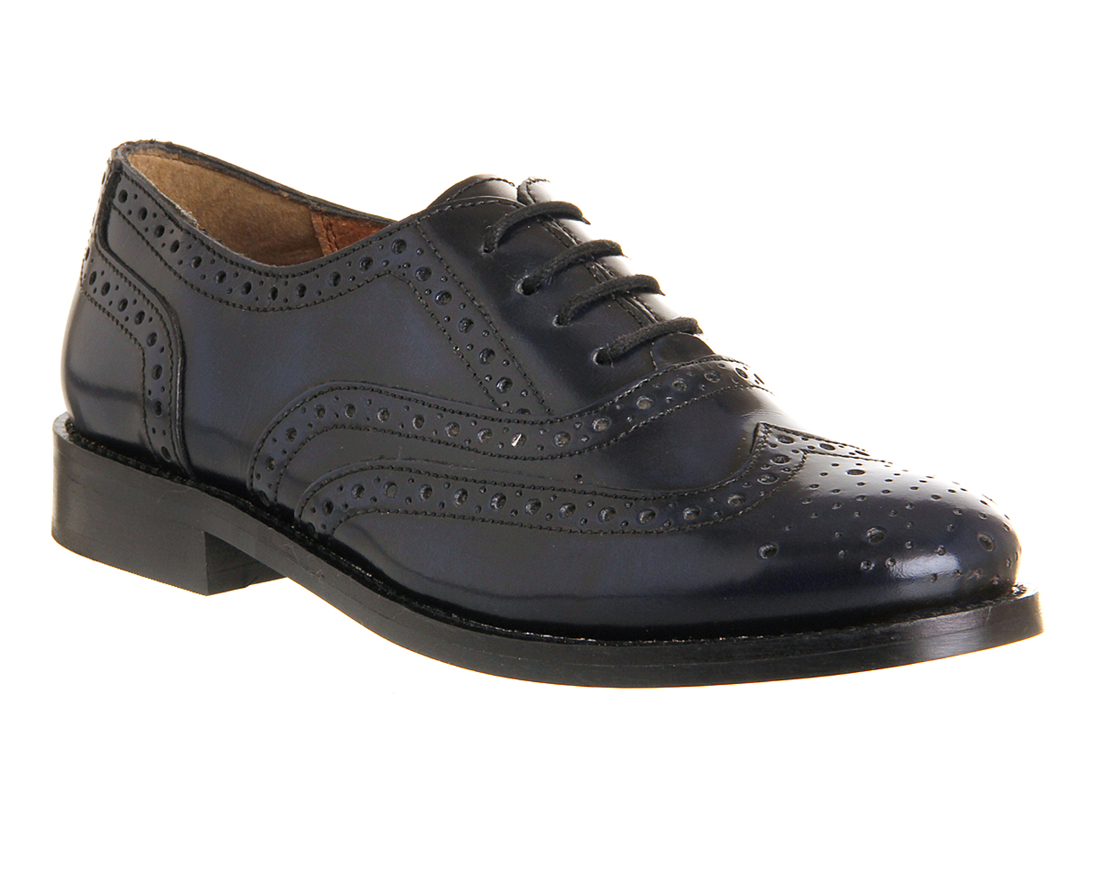 OFFICEVictory Brogue Lace UpNavy Box Leather