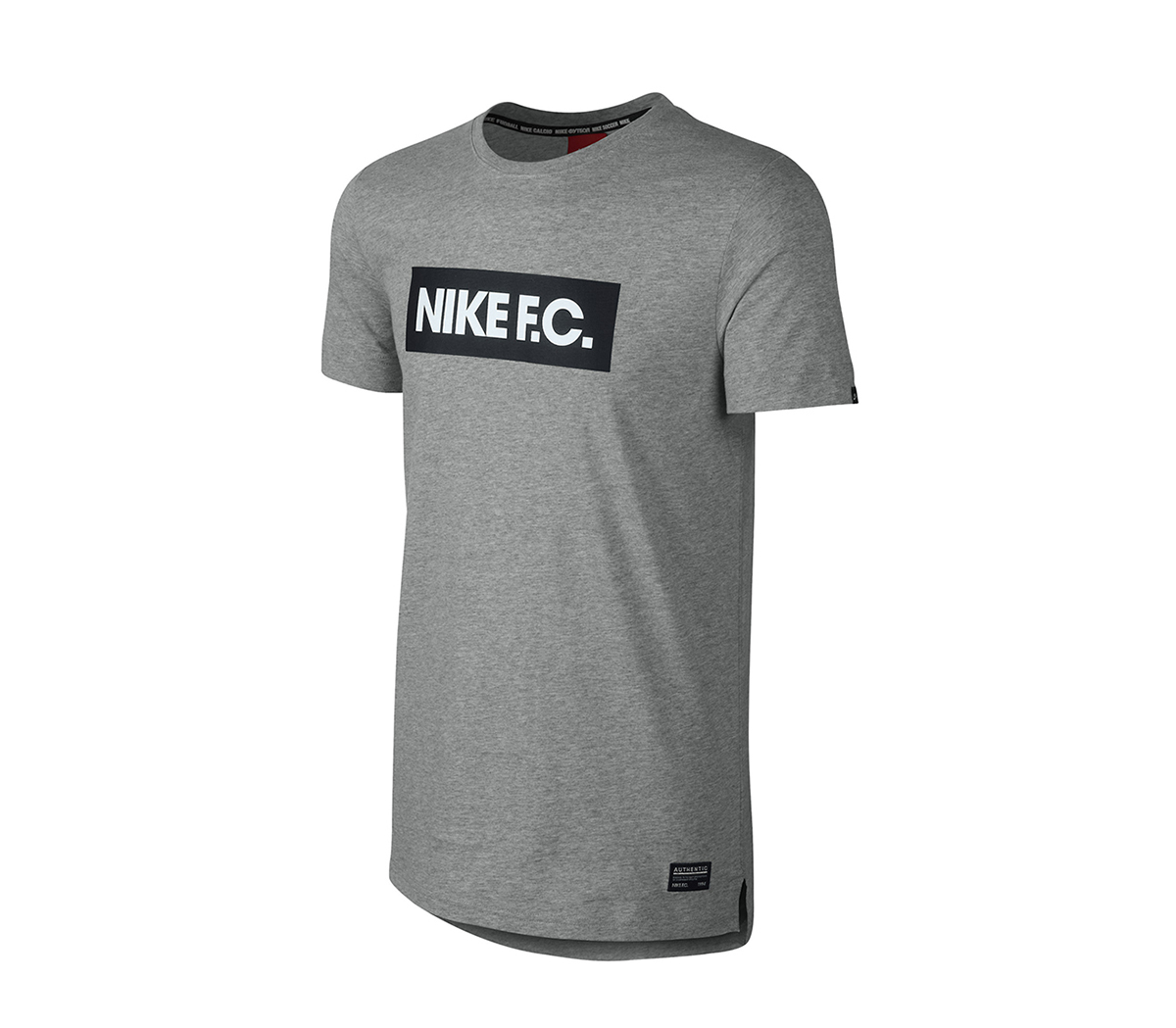 NikeTeeNike Fc Logo Dark Grey Heather