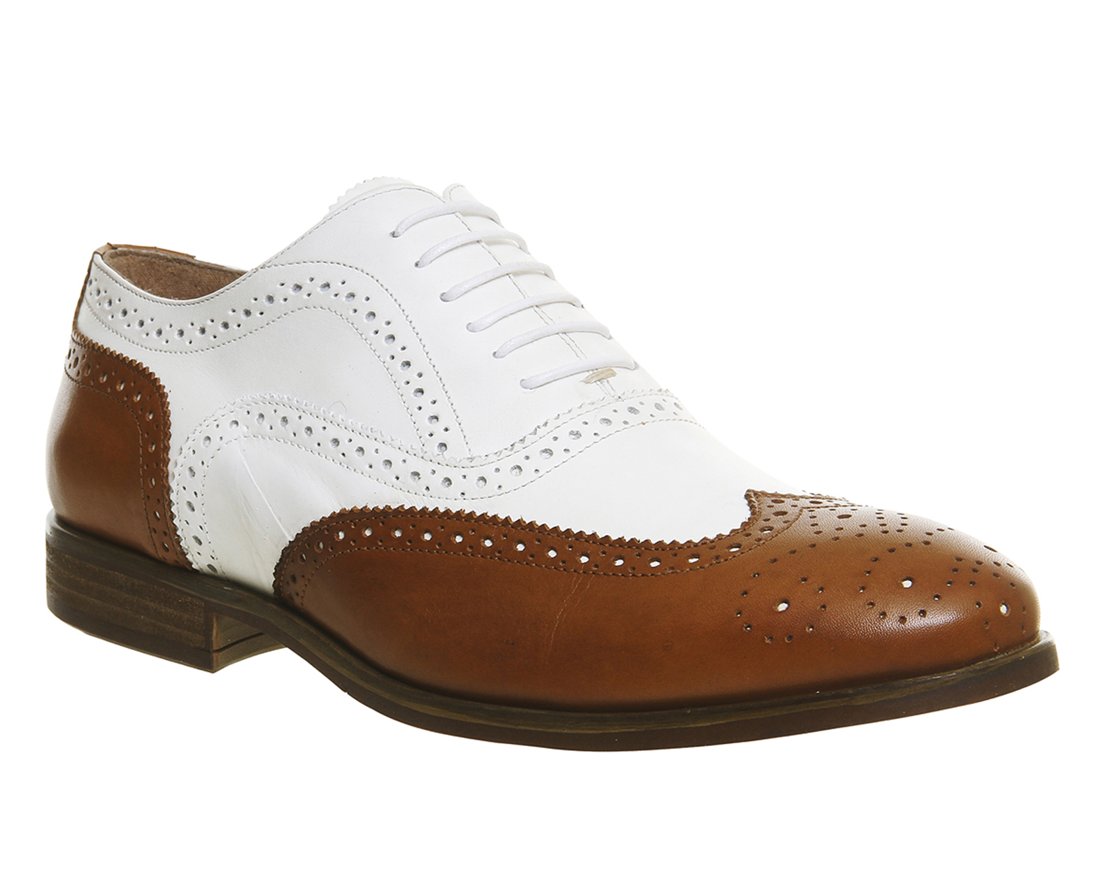 Ask the MissusBrooklyn BroguesTan White Leather