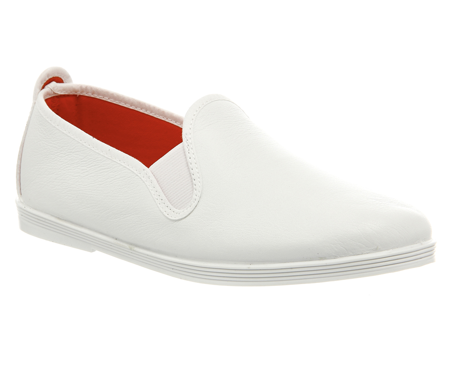 Flossy Madrid Flossy Pump White Leather 