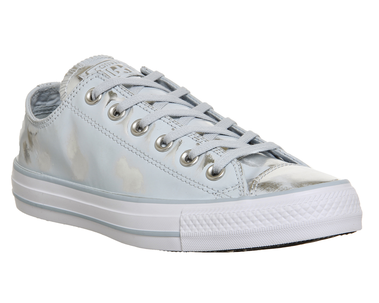 ConverseAll star Low LeatherPolar Blue Silver Brush Off