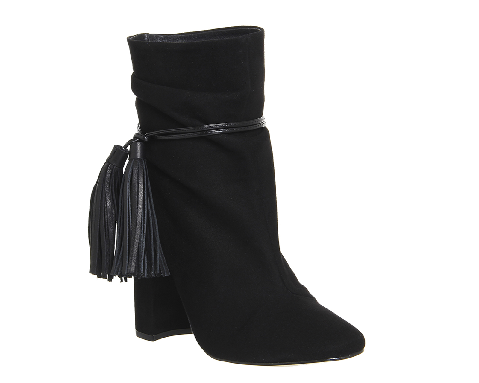 OFFICEInfamous Slouch BootsBlack Suede Black Leather
