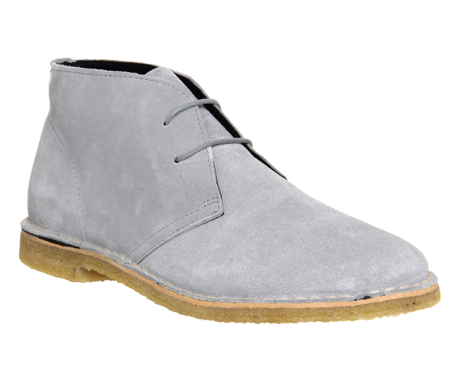 Ask the MissusCookie Desert bootsLight Grey Suede