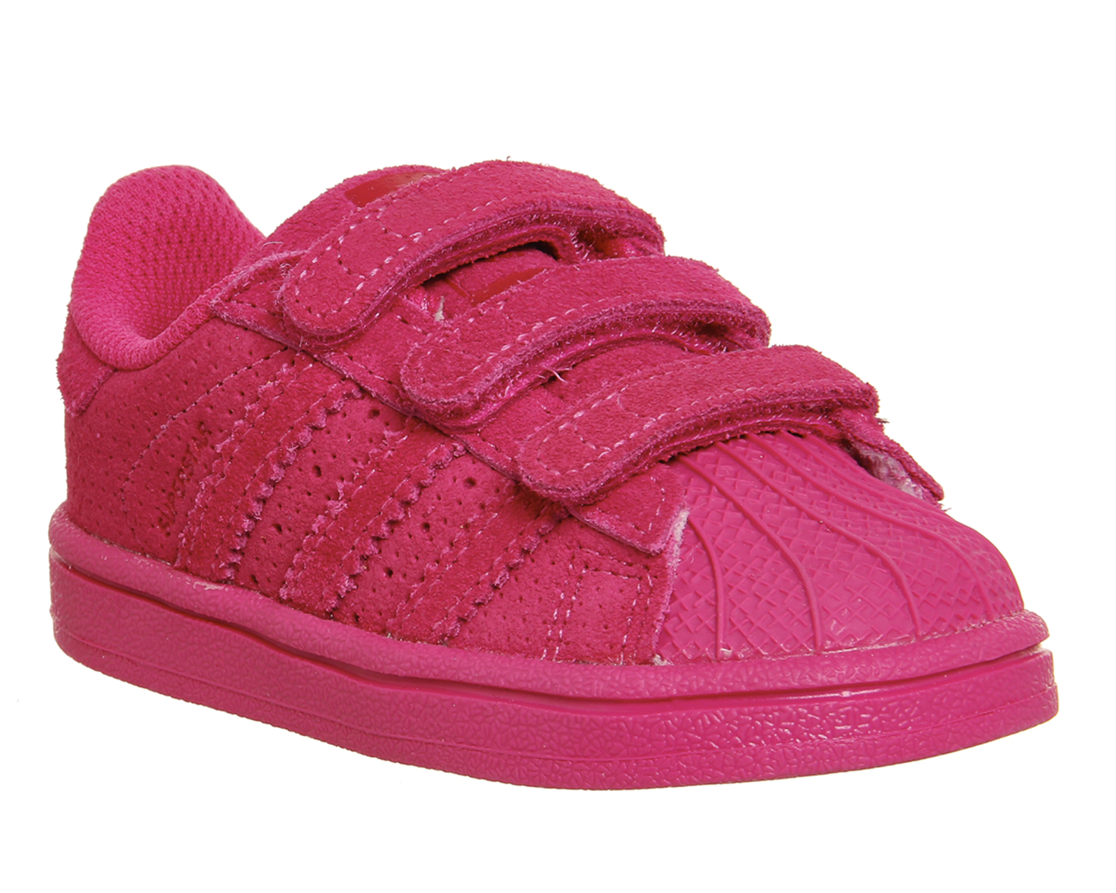 adidasSuperstar Infant 2-9Eqt Pink Mono Suede