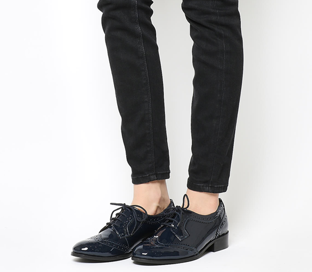 OFFICEPanther Brogue Lace UpNavy Patent