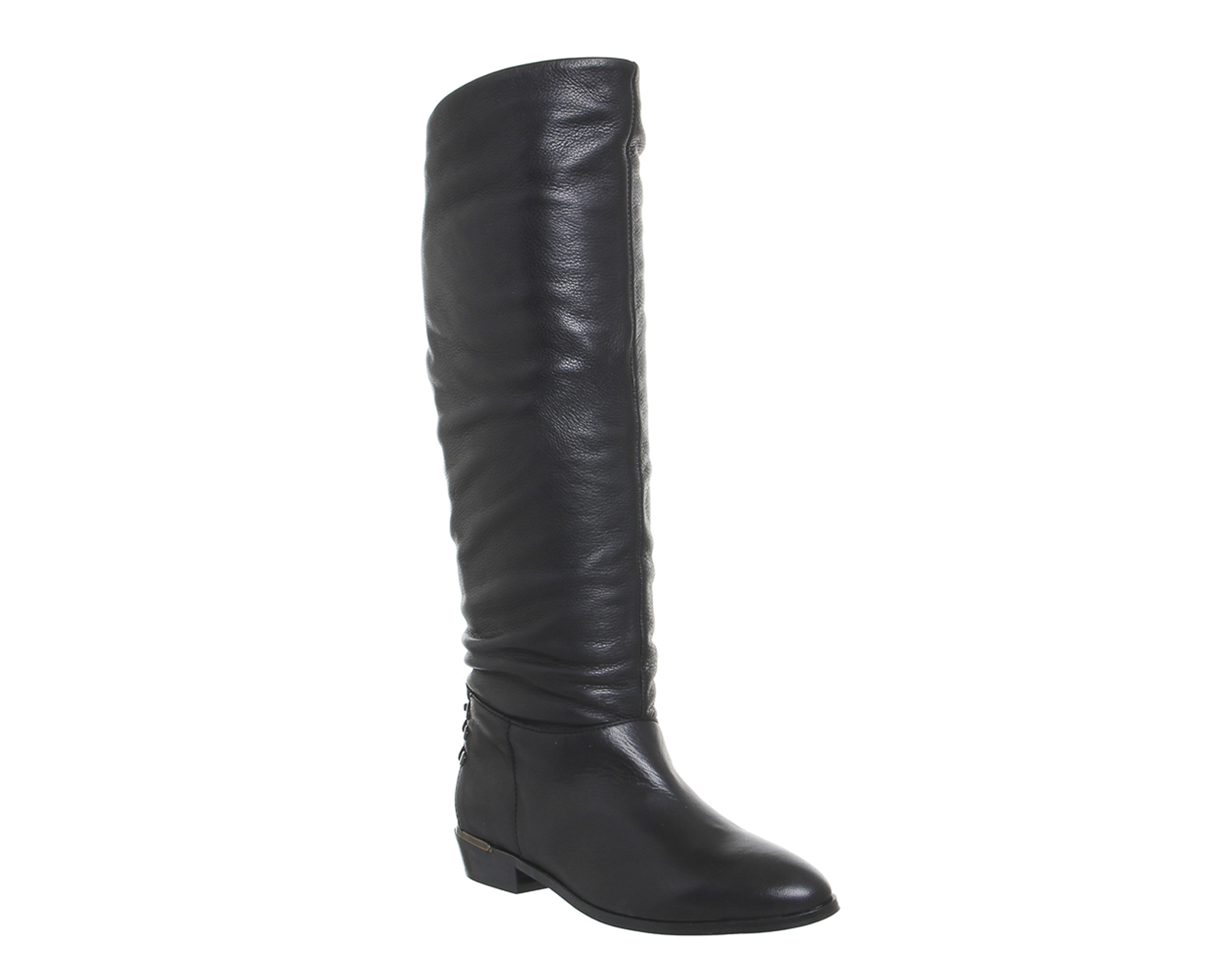 OFFICEKyle Slouch Knee BootsBlack Leather