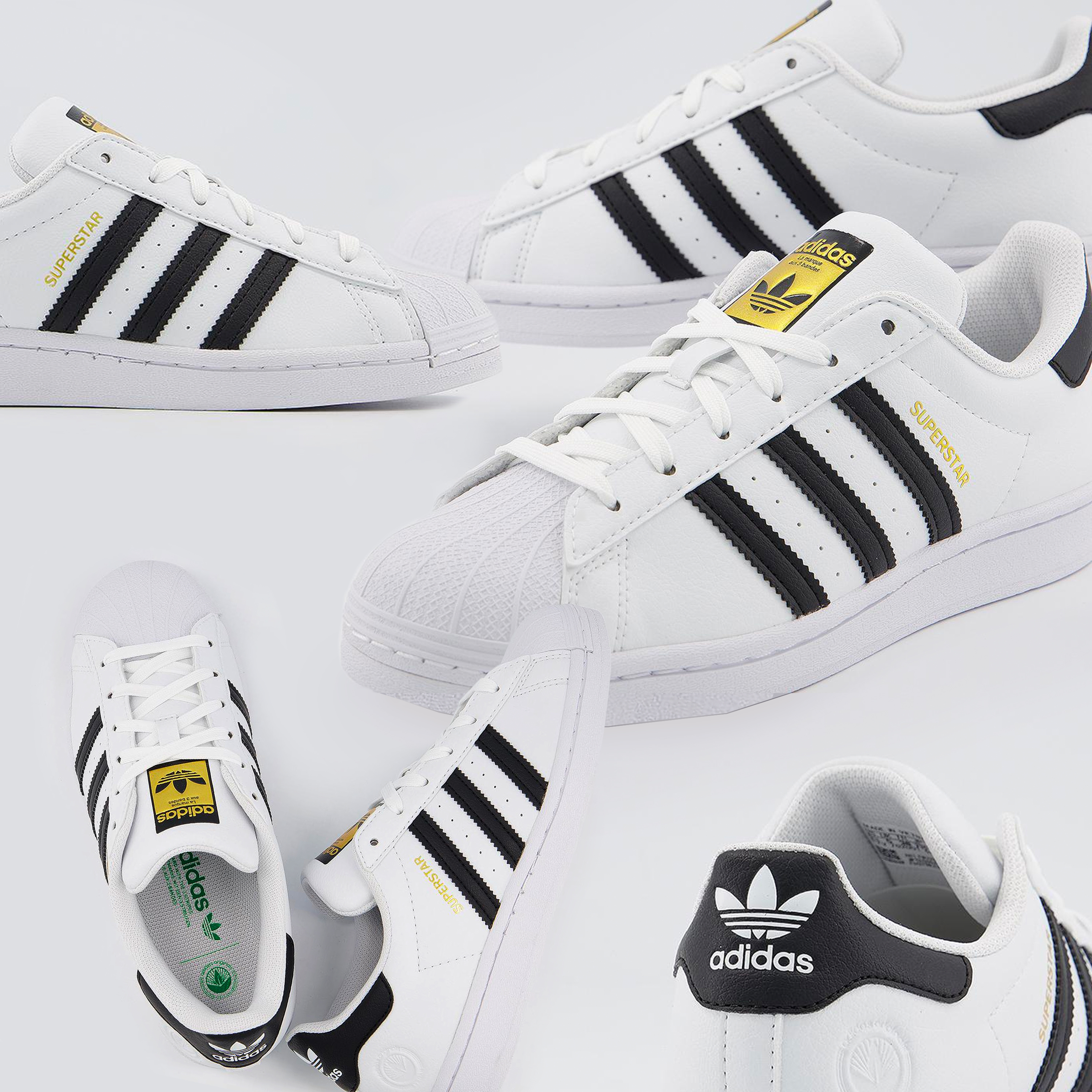 adidas superstar shoes material