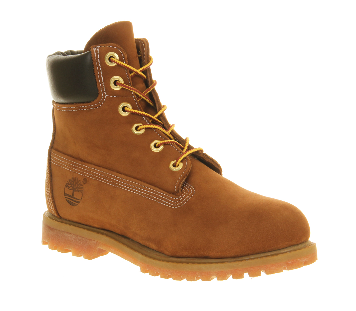 Timberland Premium 6 Boots Rust Nubuck - Women's Ankle Boots