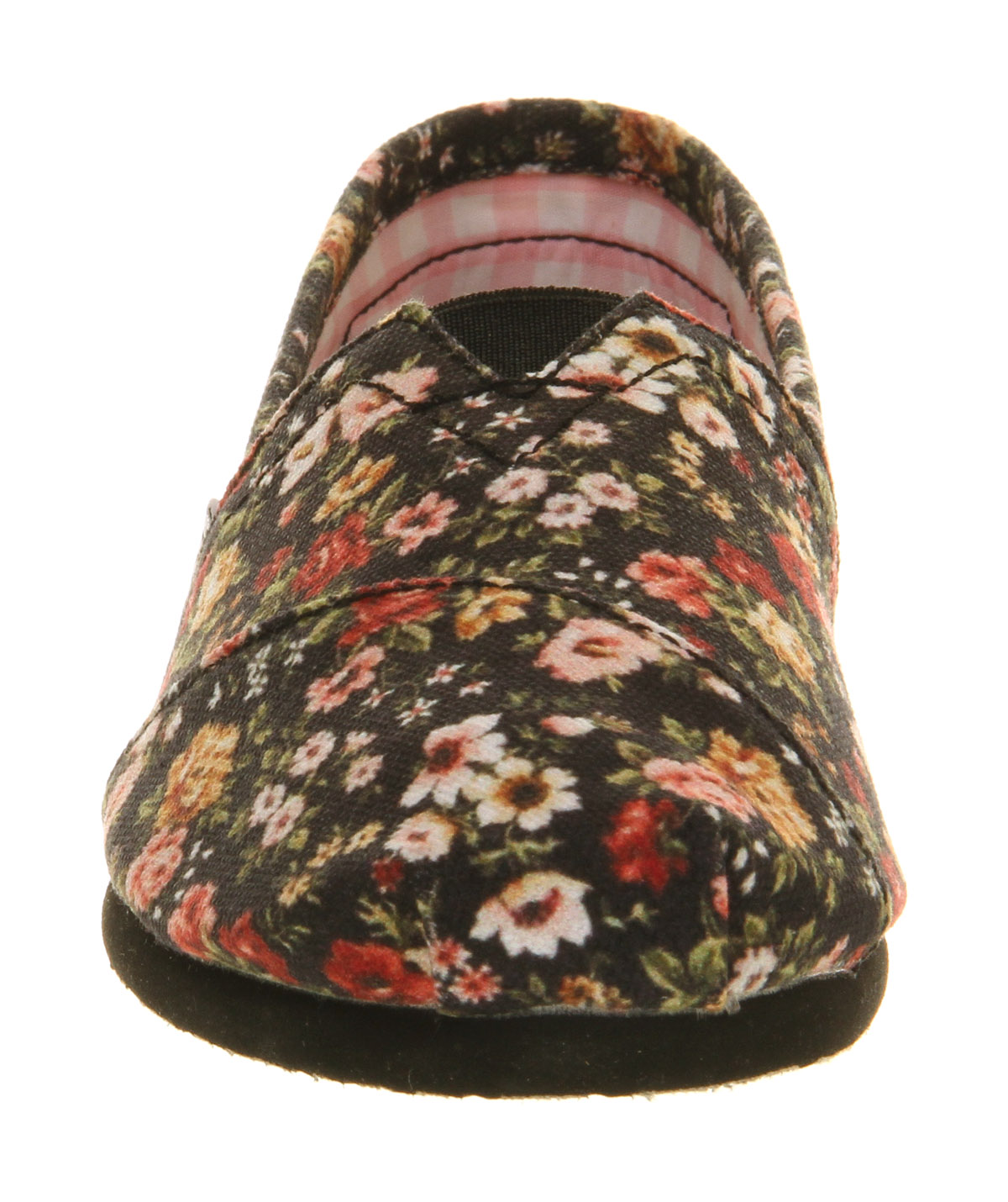 TOMSSeasonal Classic Slip OnBlack Floral 