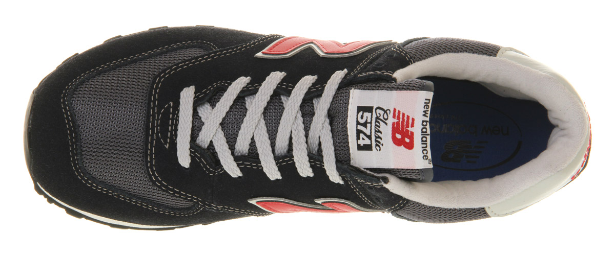 New Balance M574 Navy Red - His trainers