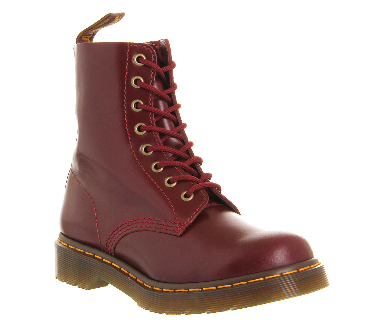 Dr. Martens 8 Eyelet Lace Up boots Shiraz Leather - Women's Ankle Boots