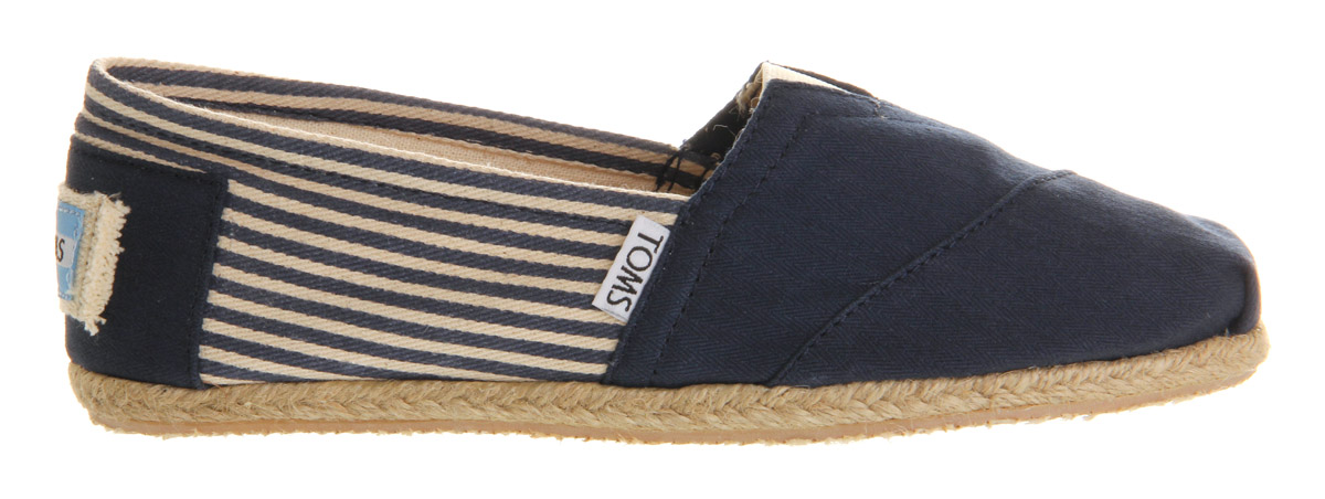 TOMSToms University EspadrilleUniversity Navy Blue