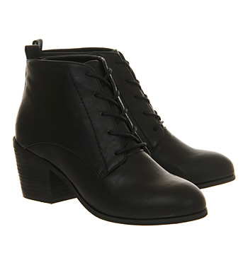 Office Brody Lace Up Black - Ankle Boots