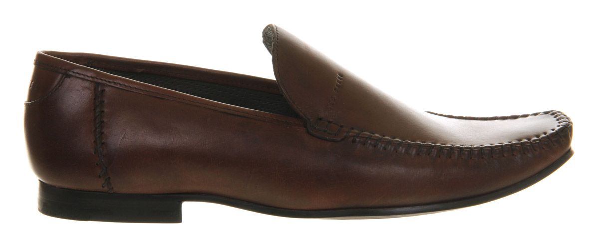Ted BakerBly Mocc loafersBrown Leather
