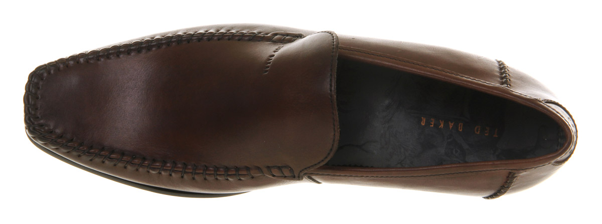 Ted BakerBly Mocc loafersBrown Leather
