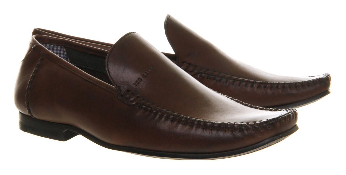 Ted BakerBly Mocc loafersBrown Leather