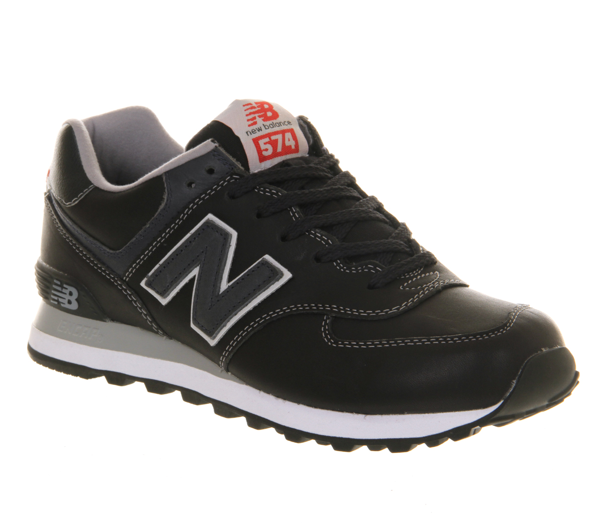 new balance 574 leather trainers, OFF 