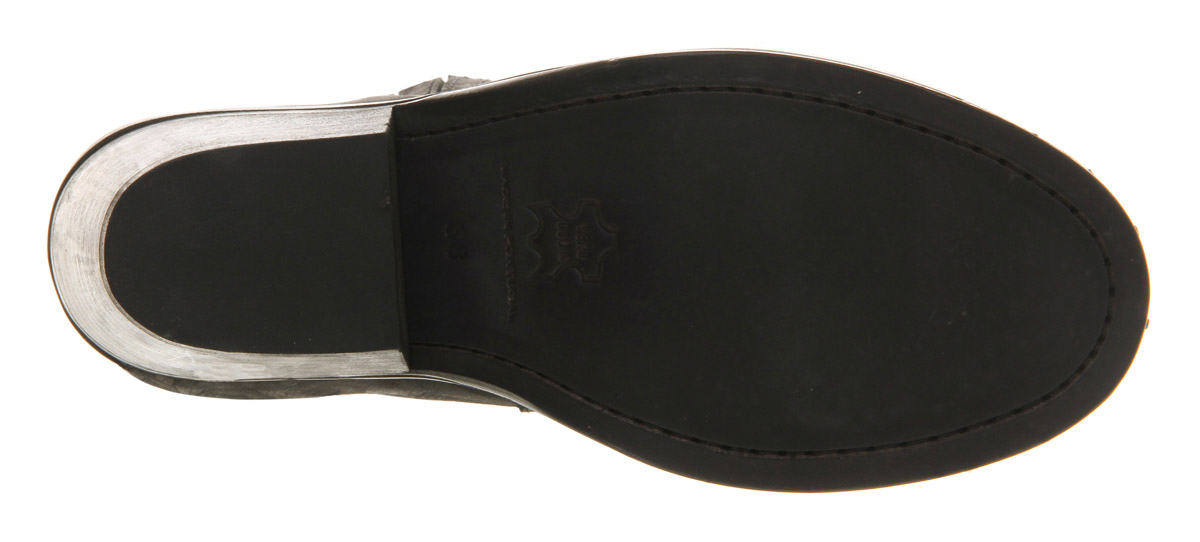 OFFICEBolshy Back ZipBlack Leather