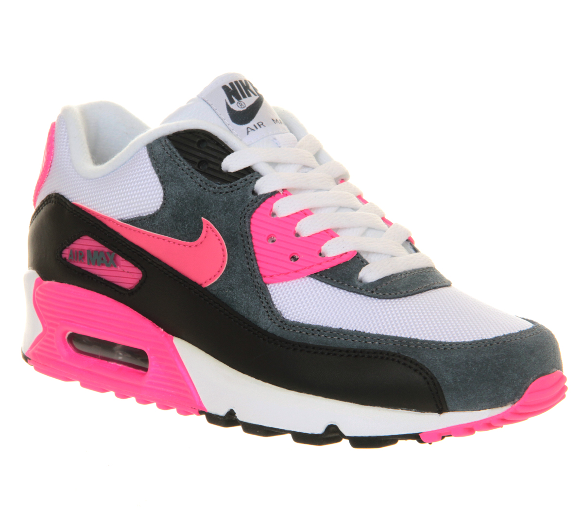 nike air max pink and white