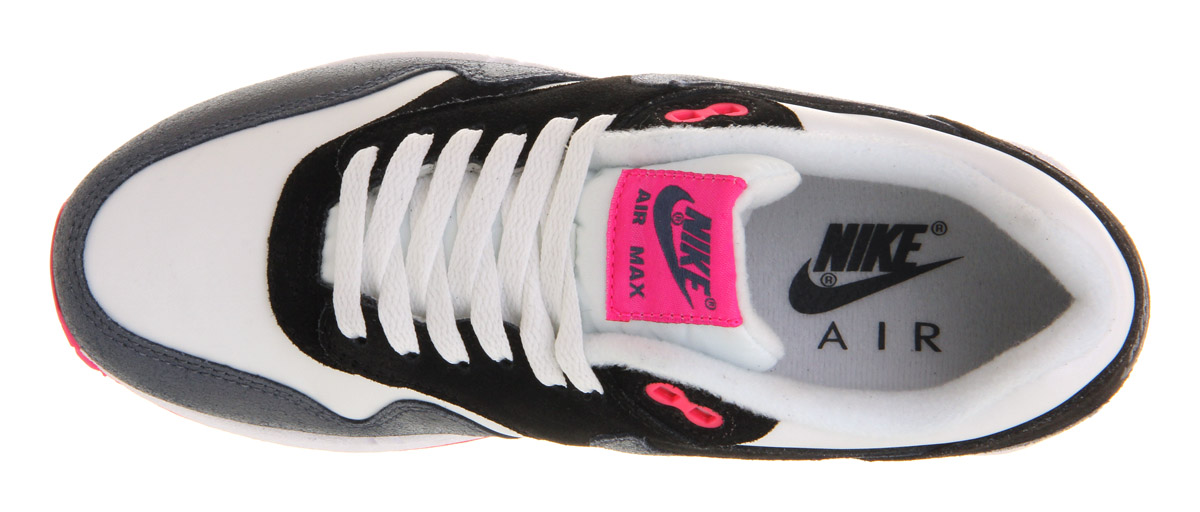 NikeAir Max 1White Dark Army Blue Pink