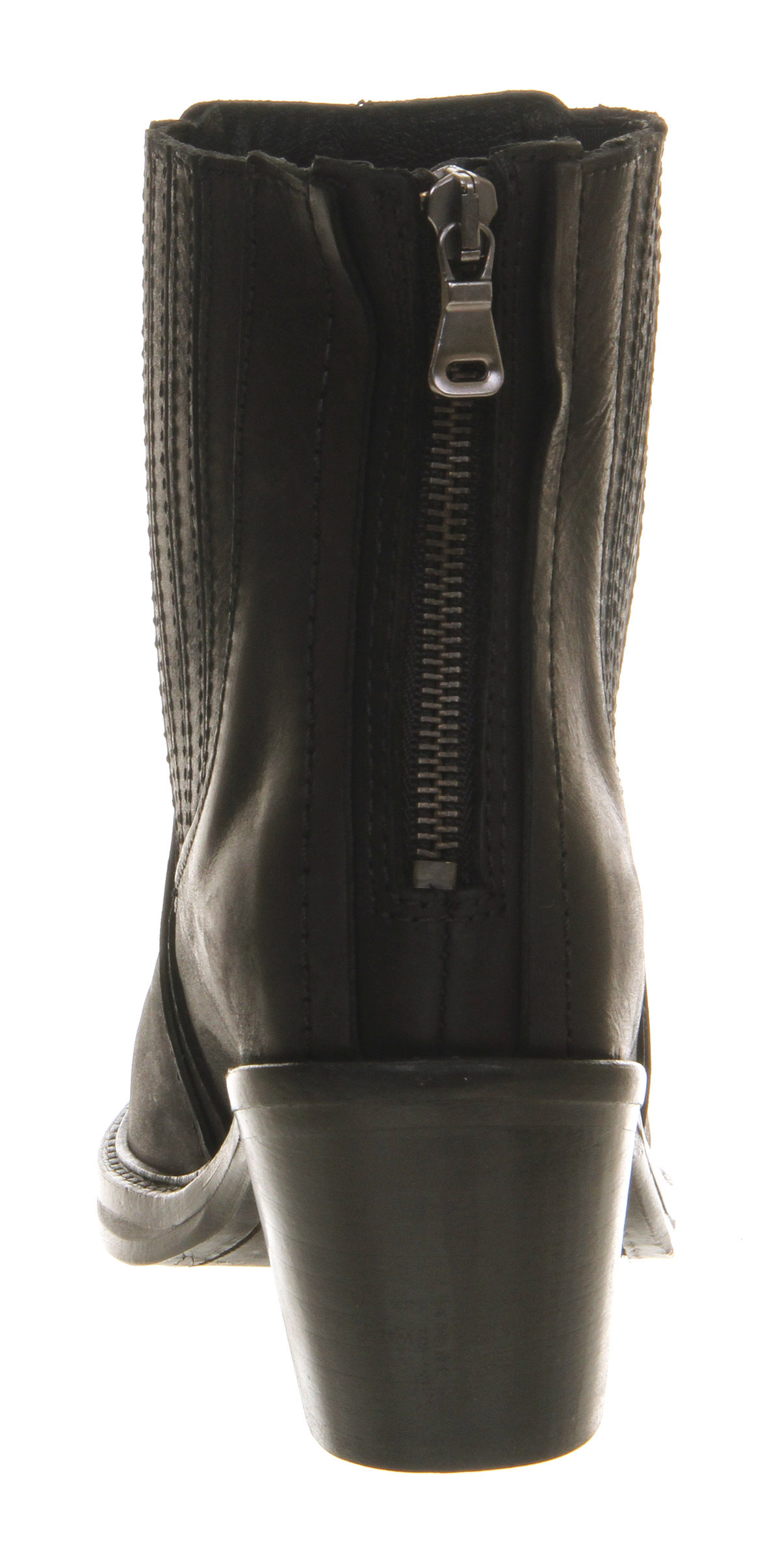 OFFICEBolshy Back ZipBlack Leather