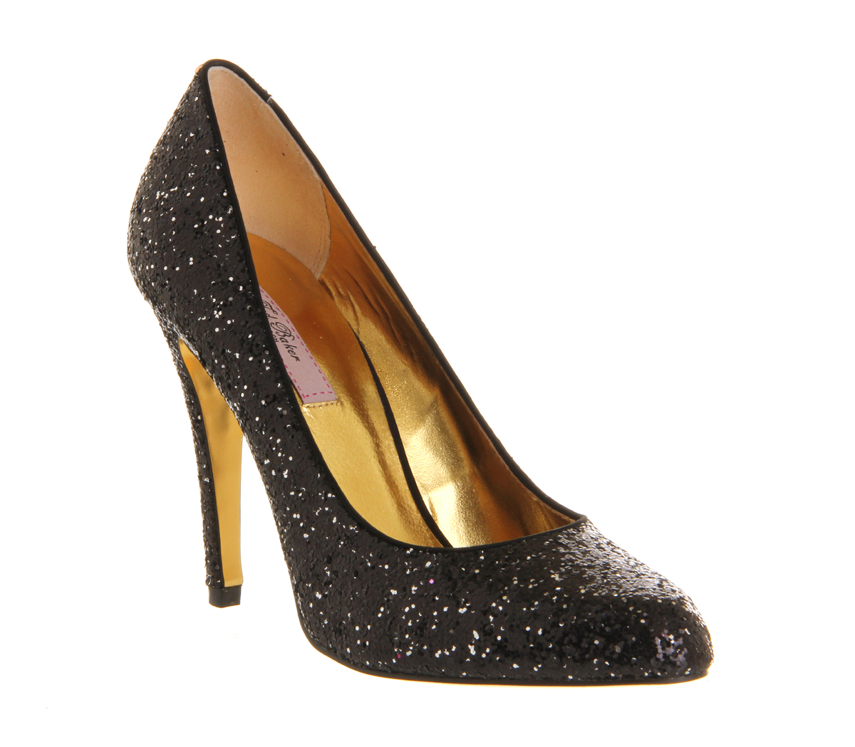 black sparkly heels uk