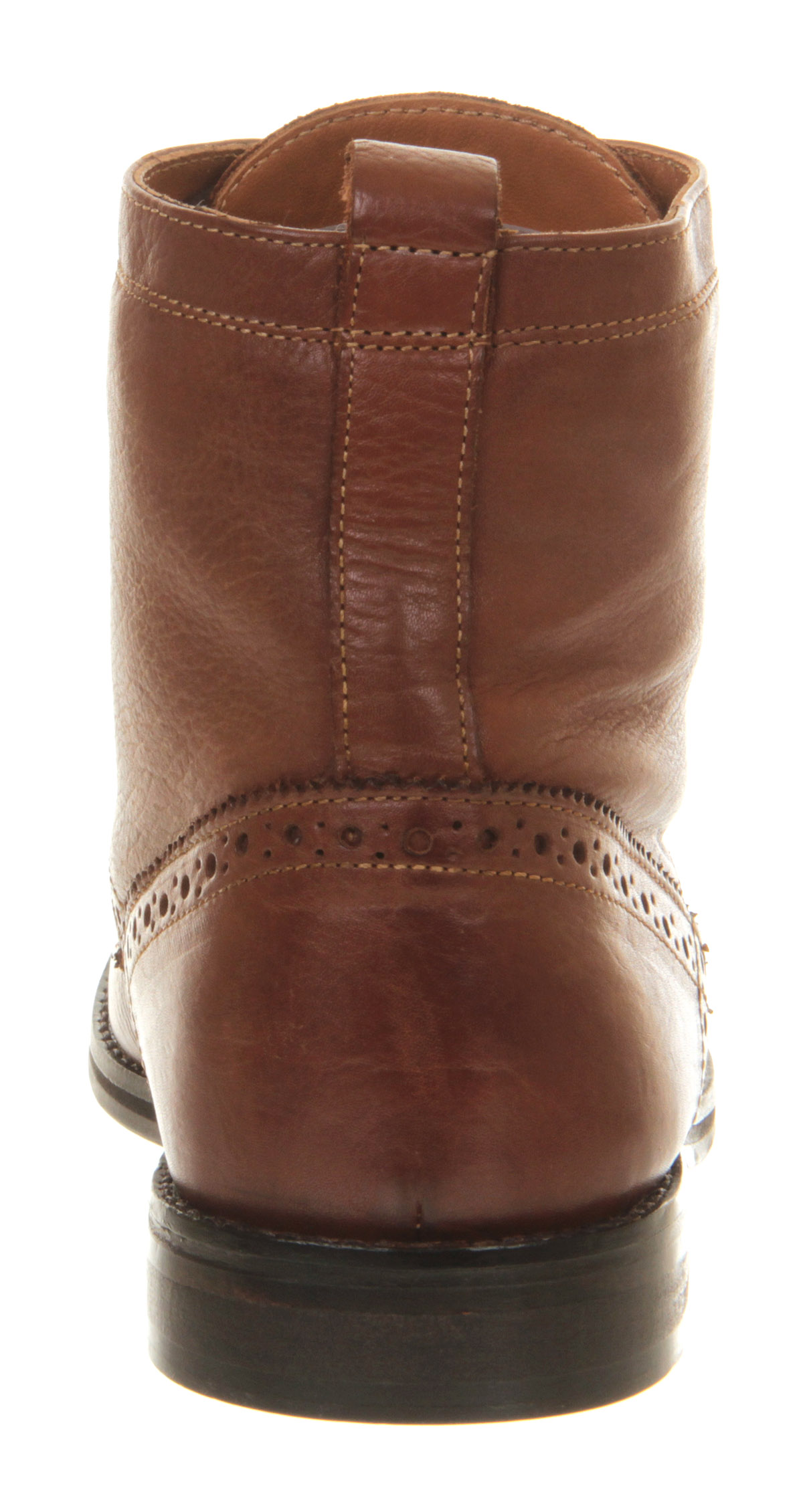 Amblers Men's Dalby Pull-On Brogue Boot In Tan - UK Size 14 (EU 49)