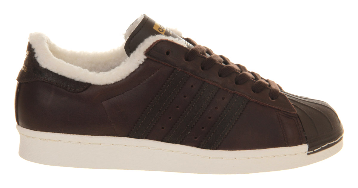 adidasSuperstar 80sBrown Shearling