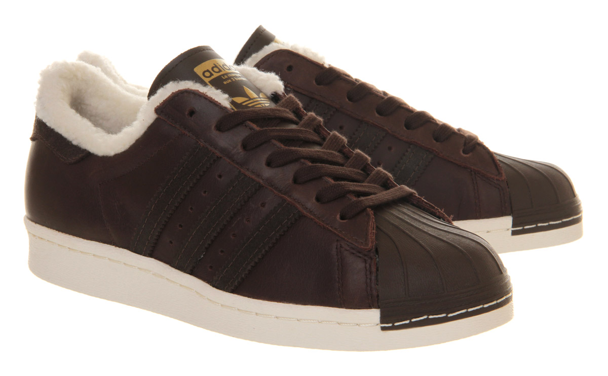 adidasSuperstar 80sBrown Shearling