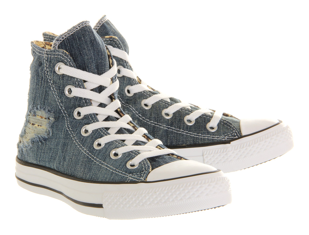 ConverseAll Star HiTorn Denim Leopard