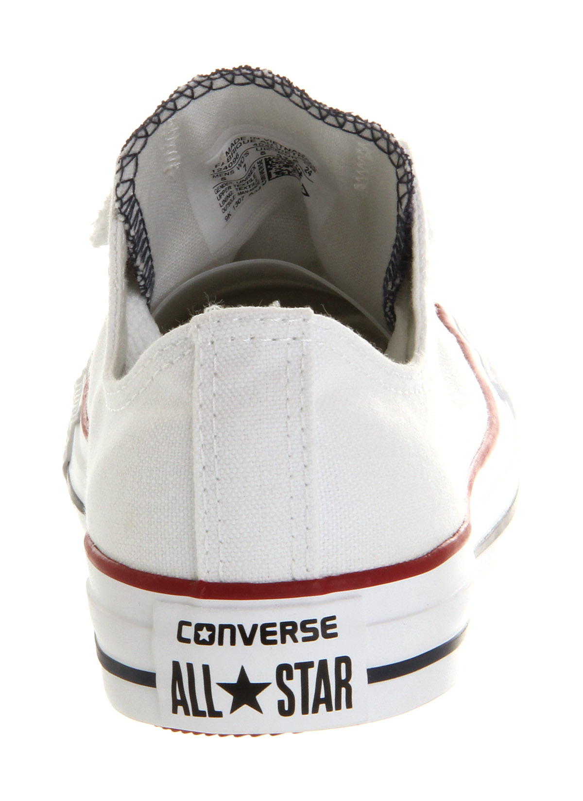 ConverseAll Star Low Double TongueWhite Blue Red