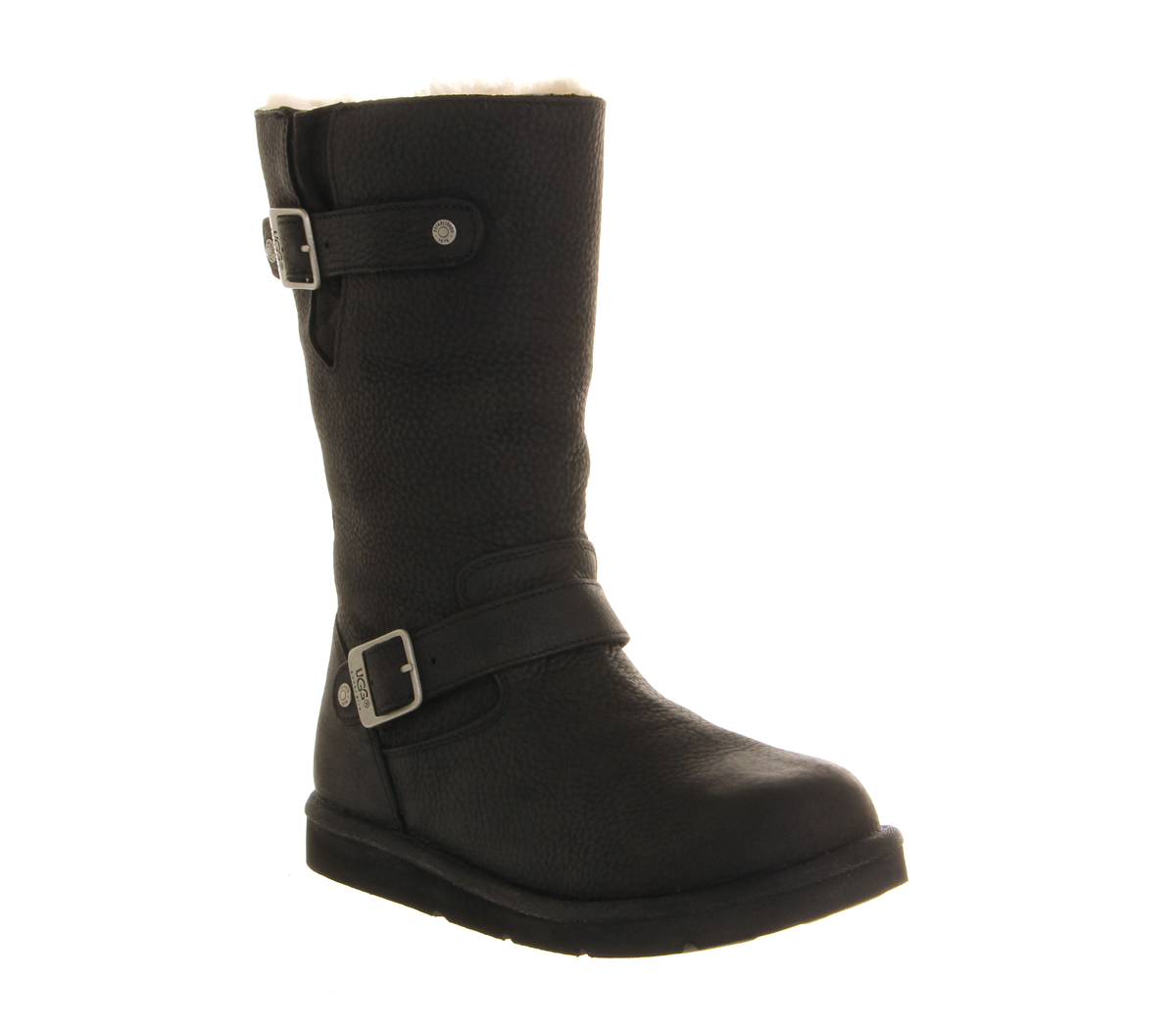 ugg boots with metal logo