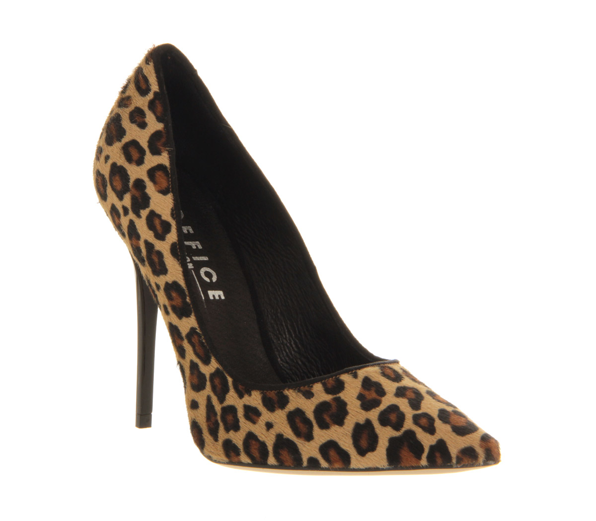 office leopard heels